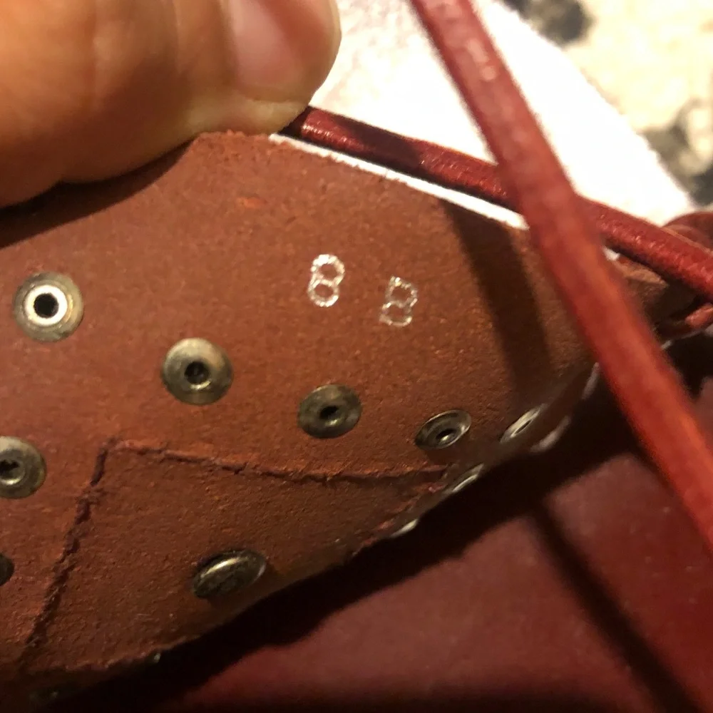 Bakers Women's Burgundy Lace-Up Sandals - Picture 6 of 6